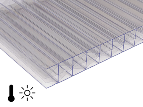 Polycarbonaat helder x structuur verasol