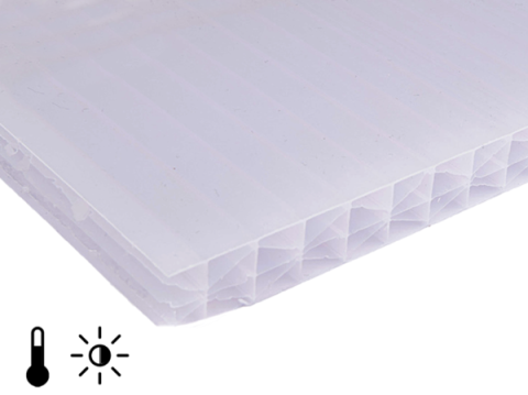 Polycarbonaat opaal x structuur verasol