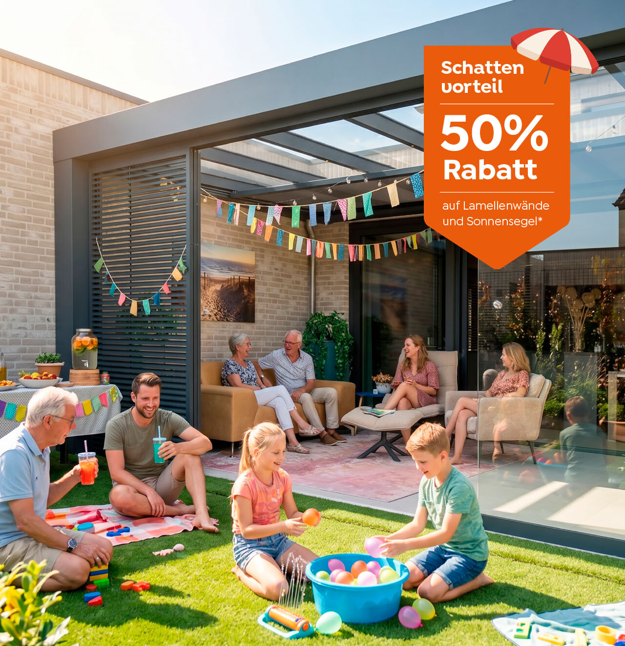 Sfeerbeeld zomerimpulscamagne DE verasol 2026