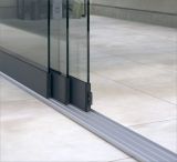 Greenline Glasschiebewand anthrazit (2000 x 2100 - 2200 mm)
