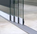 Greenline Glasschiebewand weiß (4000 x 2100 - 2200 mm)