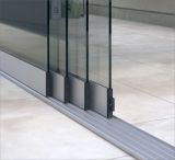 Greenline Glasschiebewand aluminium (3,5 M - 4 spurig)
